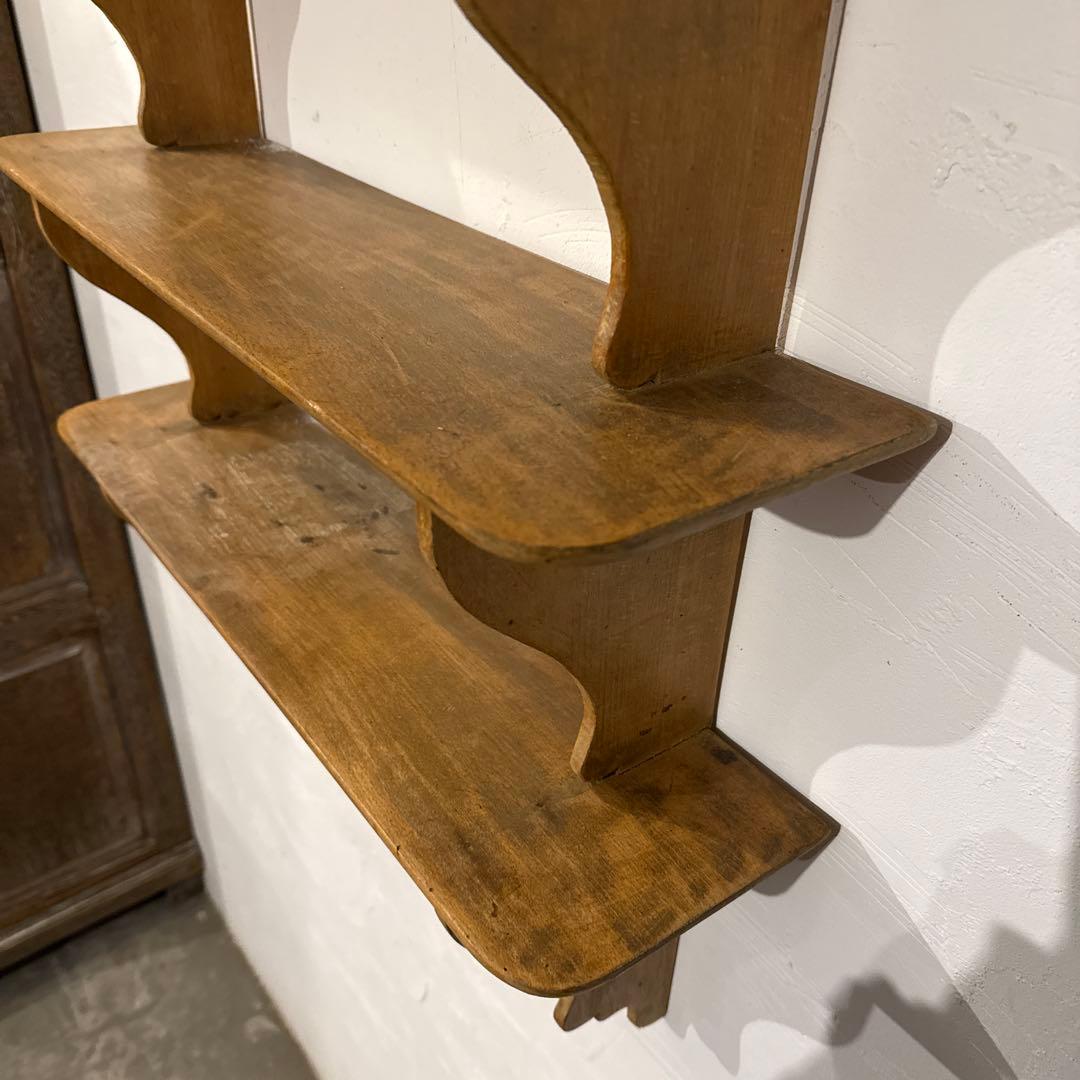 ヴィンテージ　ウォールシェルフ　ラック　壁掛け　壁面収納棚