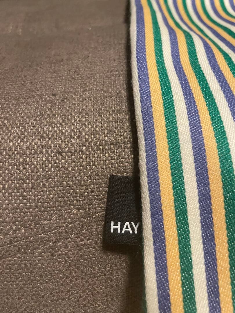 HAY リボンストライプクッションカバー