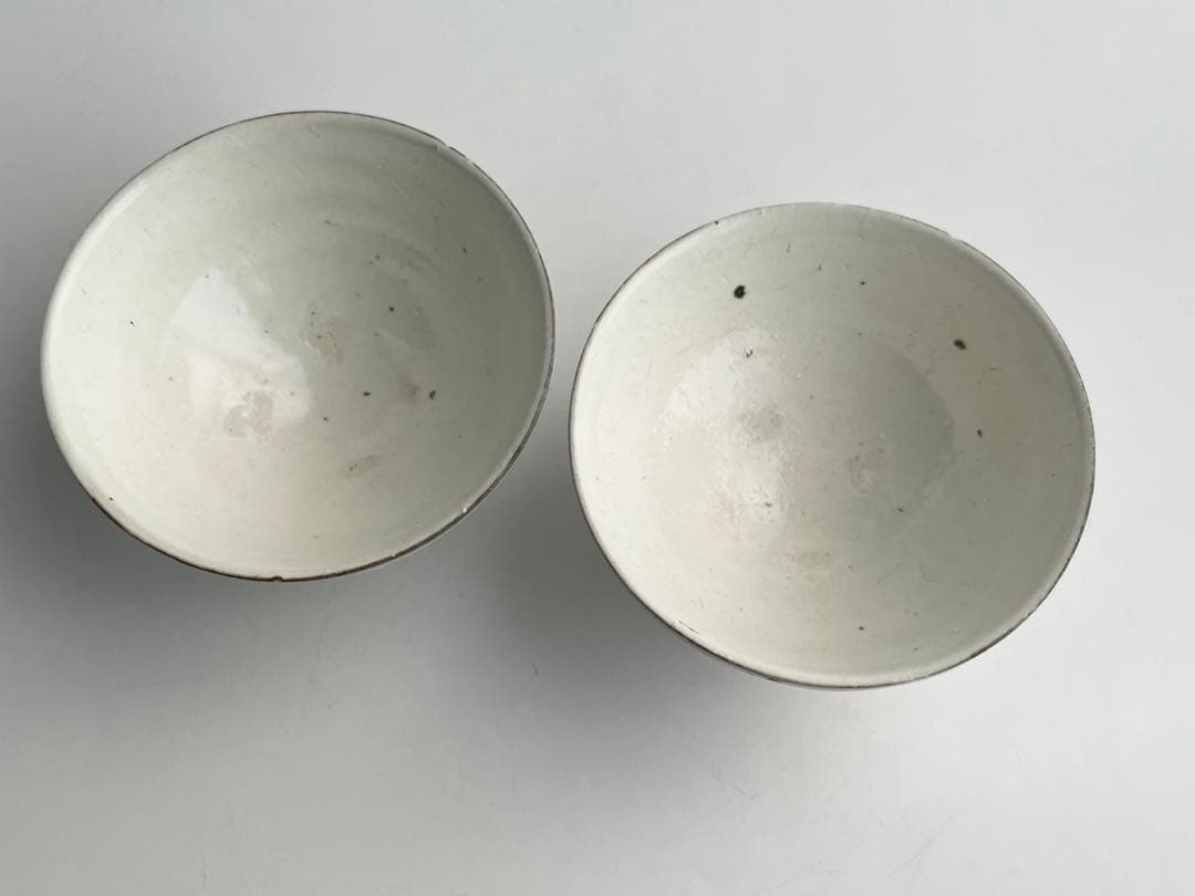 陶芸家　小林東五　粉引　盃　小碗　汲出　番茶器　李朝　粉吹　對州