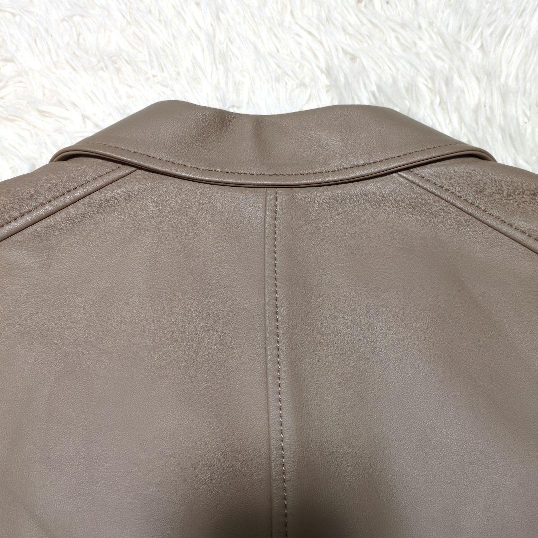 23区 ダブルライダースジャケット 羊革　大きいサイズ　48