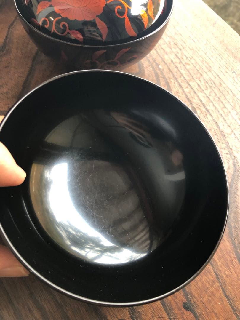 専用！極上白檀塗の美しいお椀5点（検京塗平安象彦蒔絵椀懐石椀