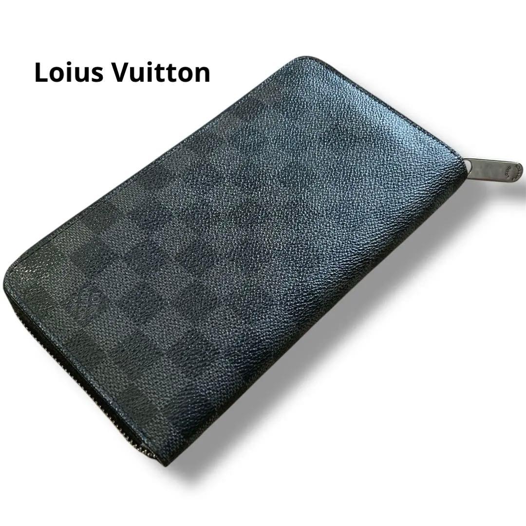 LOUIS VUITTON スペイン製 ダミエ 長財布 ジッピー オーガナイザー