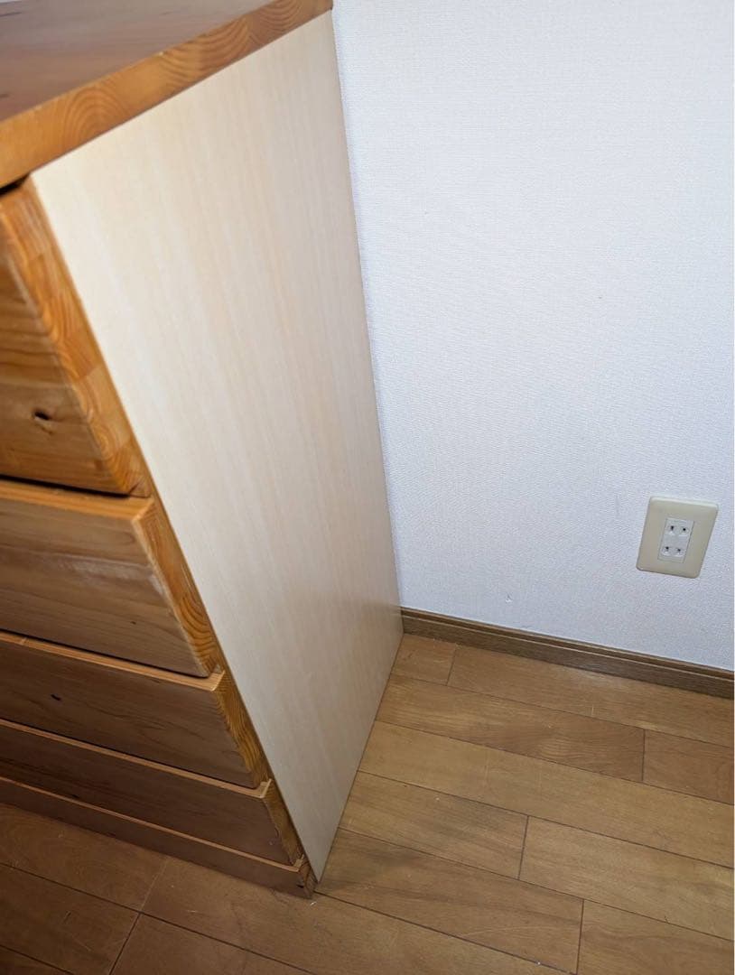 ■送料込■無印 MUJI パイン材 4段チェスト 木製棚 衣装棚 衣類収納 廃盤