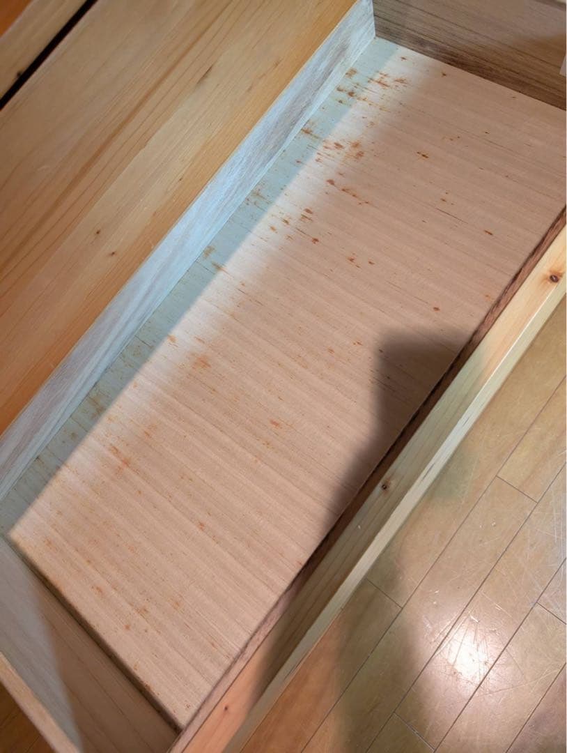 ■送料込■無印 MUJI パイン材 4段チェスト 木製棚 衣装棚 衣類収納 廃盤