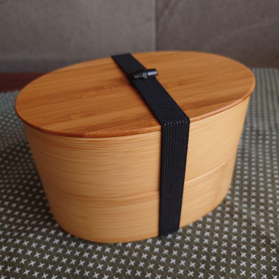 公長齋小菅　二段弁当箱　黒