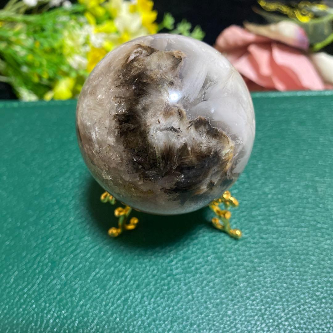 レア インナーモンゴル産フローライト スフィア ❸