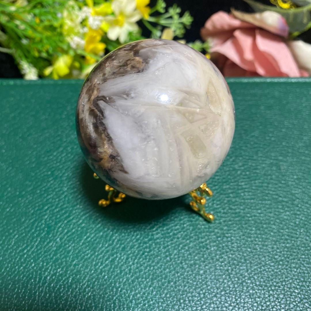 レア インナーモンゴル産フローライト スフィア ❸