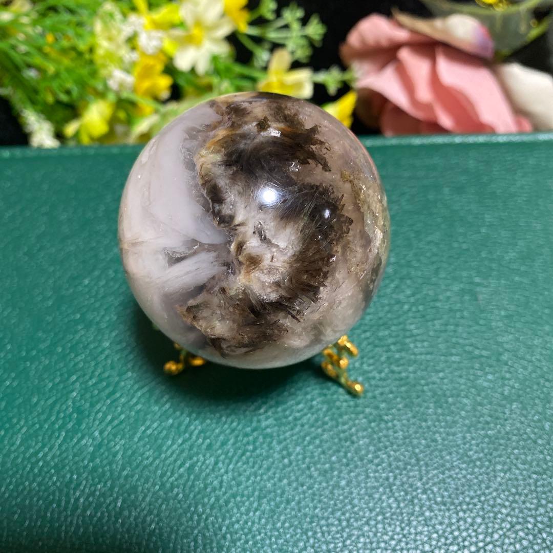 レア インナーモンゴル産フローライト スフィア ❸