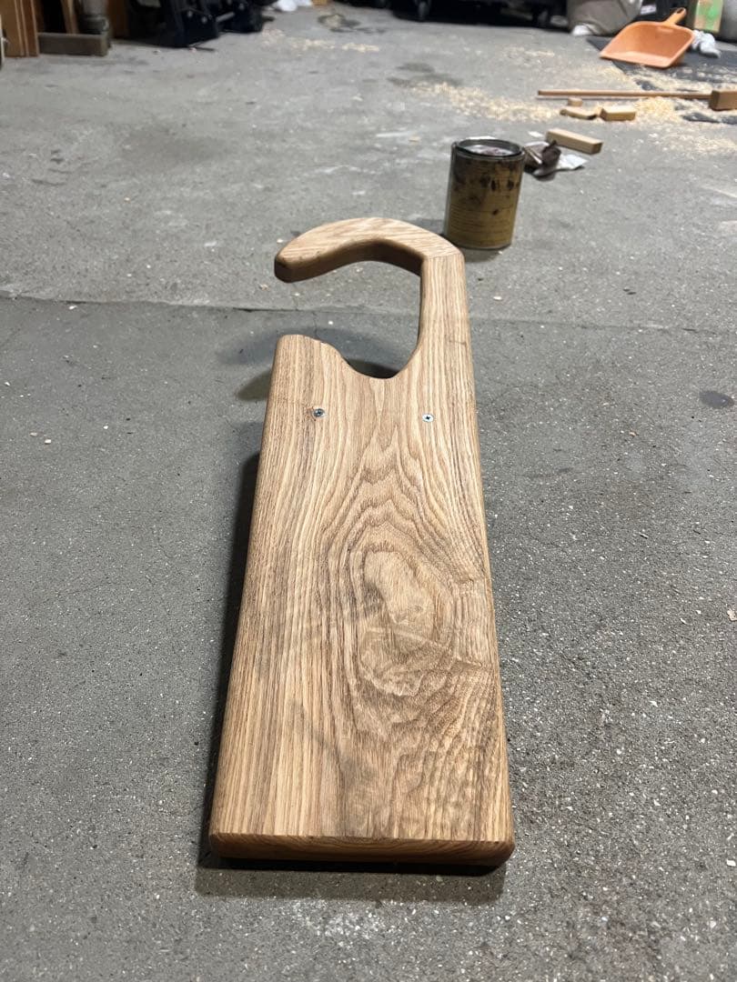 ブーツジャック　自作　無垢板