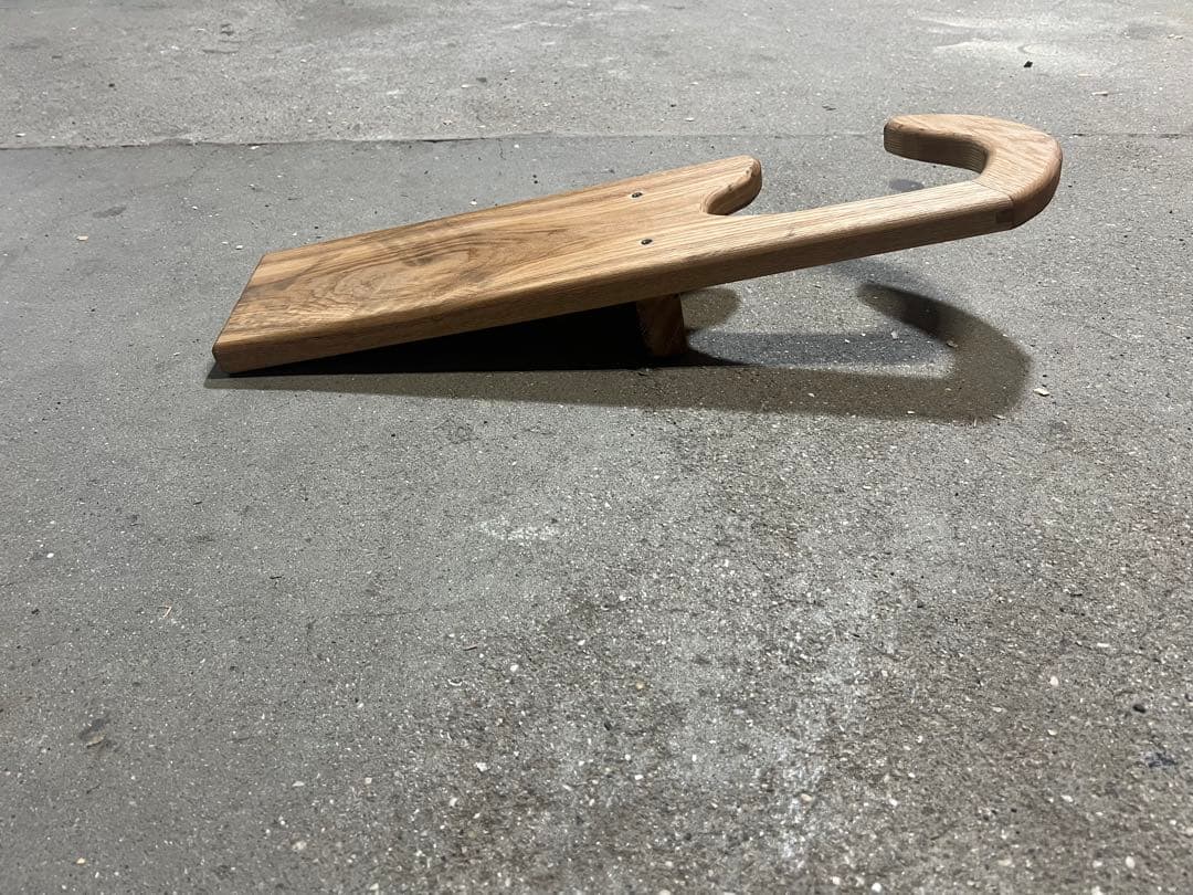 ブーツジャック　自作　無垢板