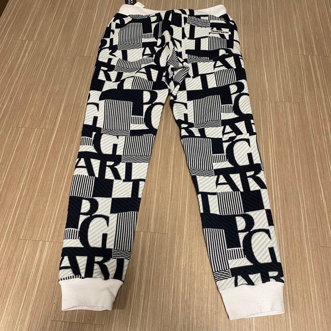 新品タグ付き　パーリーゲイツ　ロゴジャガードパンツ　サイズM