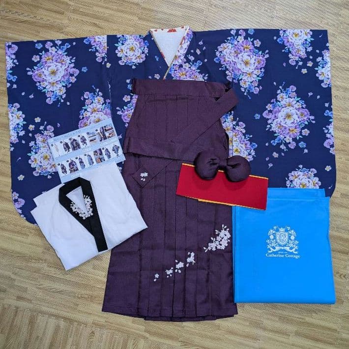 Catherine Cottage 花柄着物セット 160cm