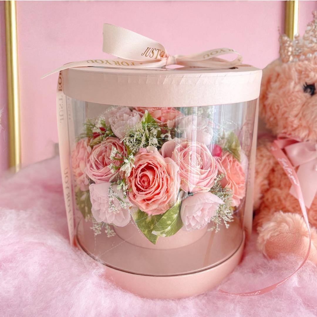 kuma おまとめクラウンベアとピンクローズのクリスマスギフトセット