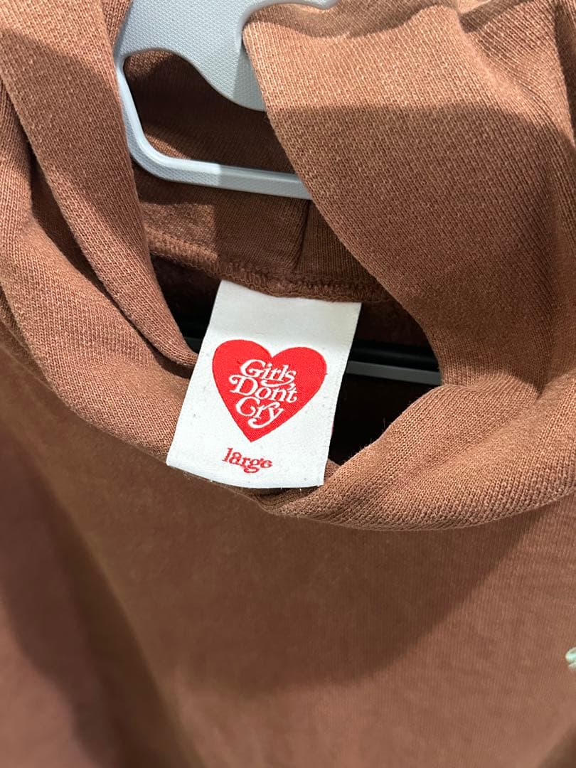 Girls Don't Cry ブラウンパーカー Lサイズ