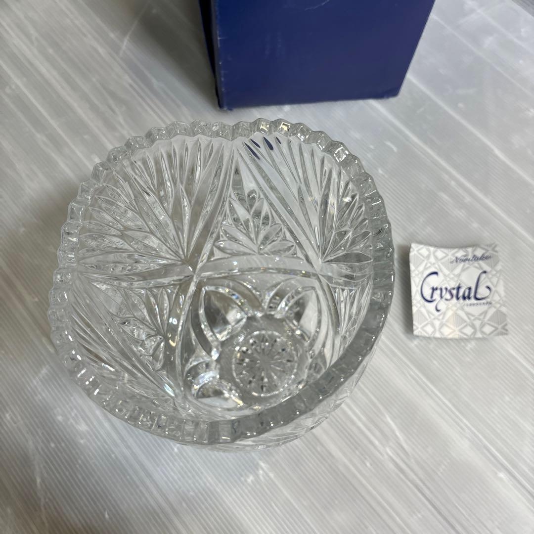 クリスタル　ノリタケ　花瓶