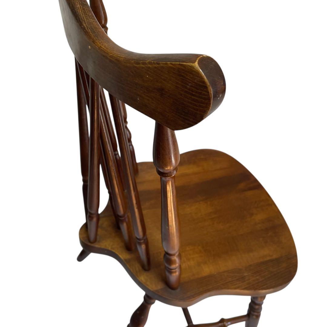 【ダイニングチェア】飛騨産業　柏木工　ウィンザーチェア　コムバック　ヴィンテージ