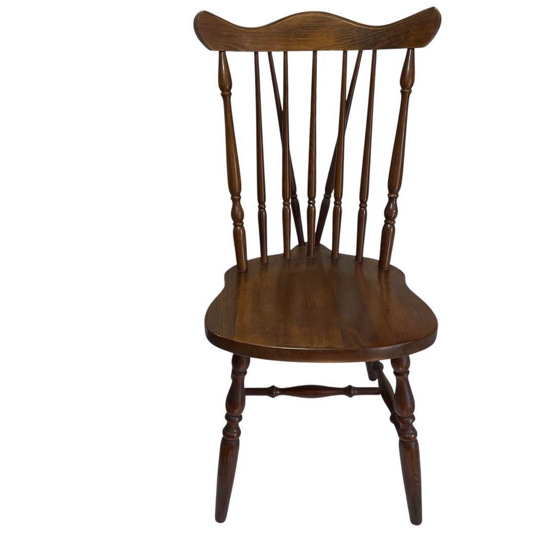 【ダイニングチェア】飛騨産業　柏木工　ウィンザーチェア　コムバック　ヴィンテージ