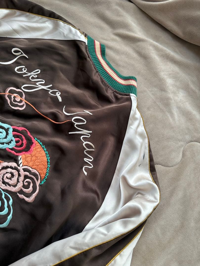 テーラー東洋 ２面用 鷲 龍 日本限定 スカジャン vintage サテン