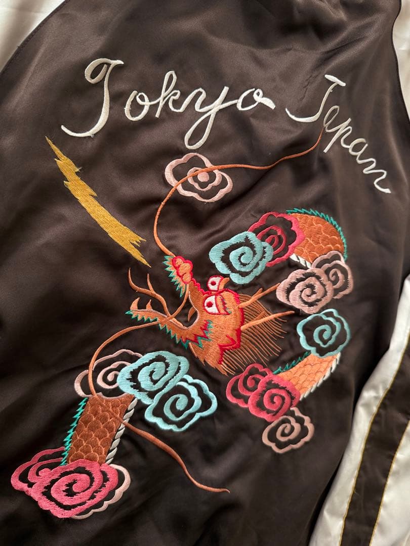 テーラー東洋 ２面用 鷲 龍 日本限定 スカジャン vintage サテン