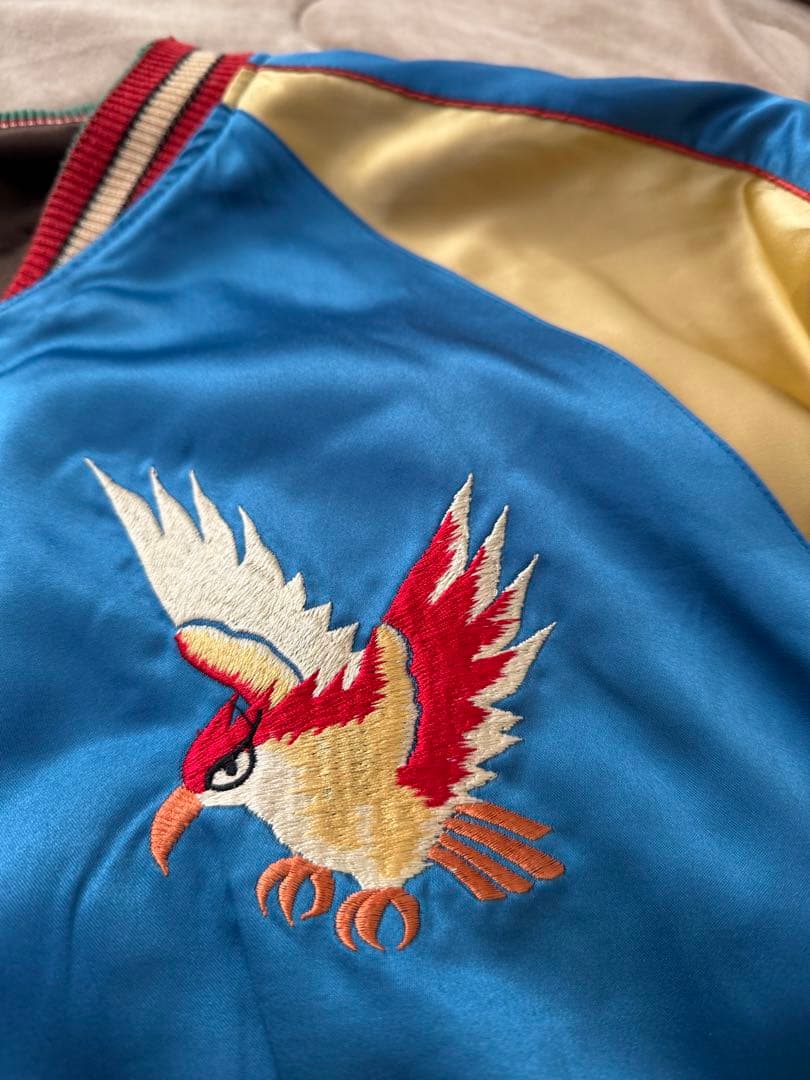 テーラー東洋 ２面用 鷲 龍 日本限定 スカジャン vintage サテン