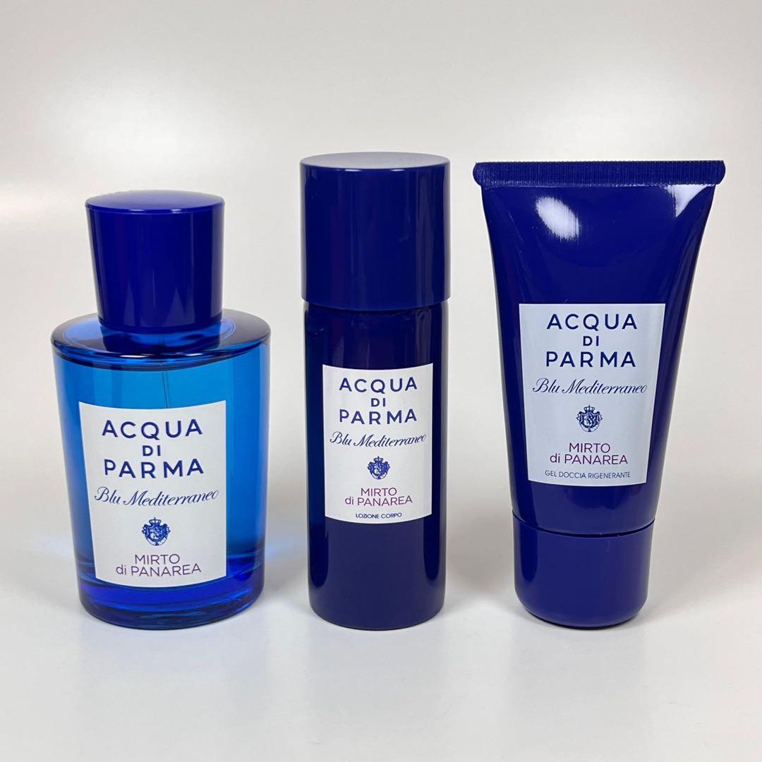 新品アクア　ディ　パルマ　ブルー　メディテラネオ　ミルト　ホリデー　ギフトセット