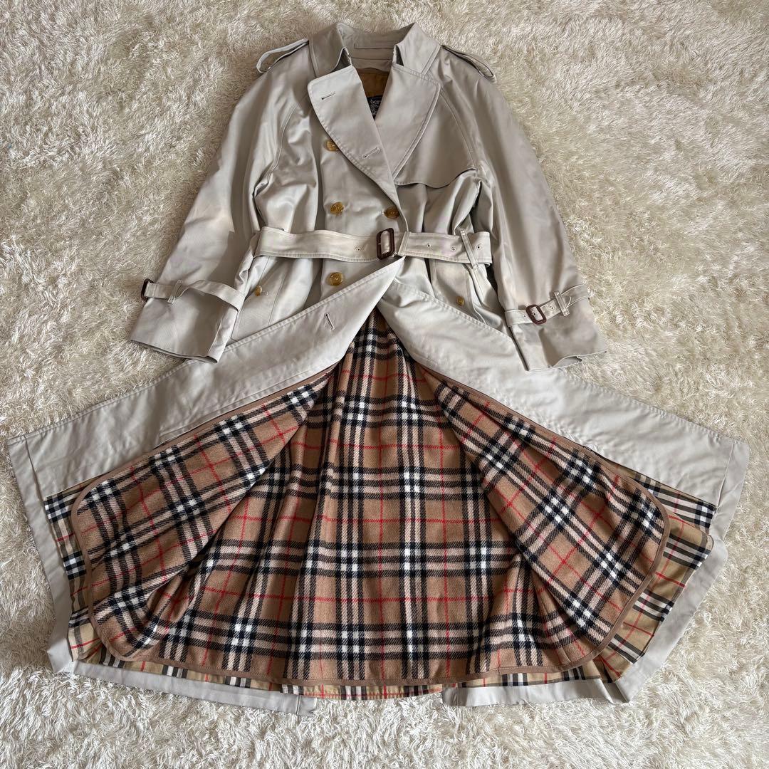 バーバリー トレンチコート ノバチェック ライナー レディース L〜XL相当