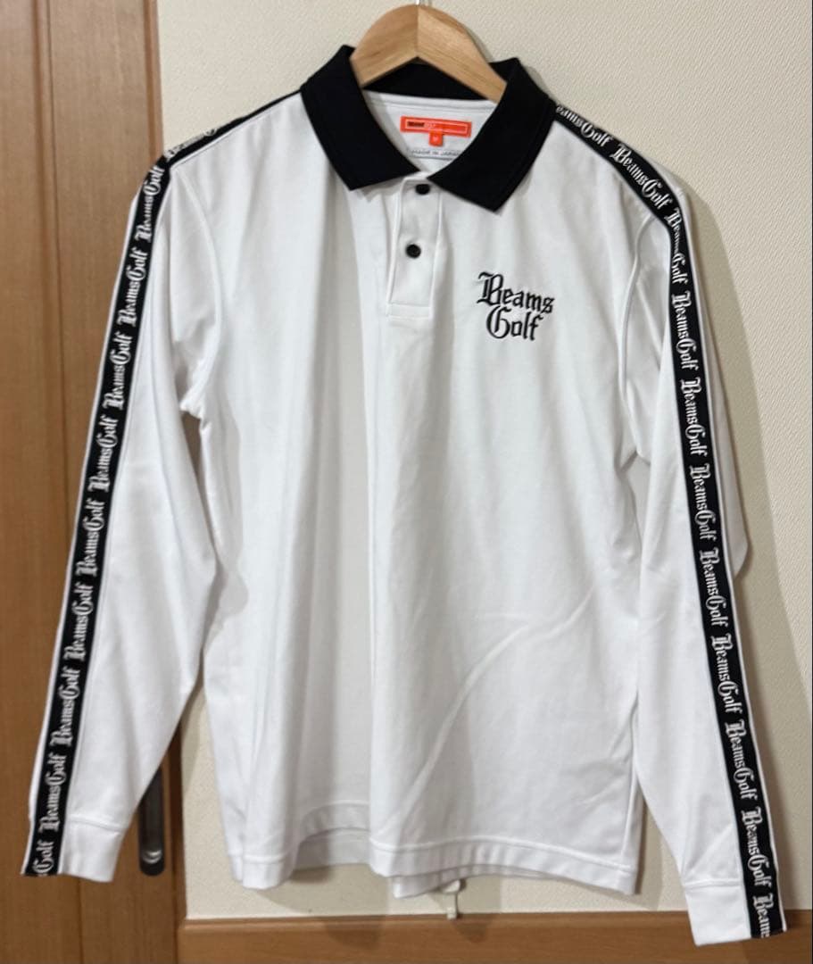 希少　美品　BEAMSGOLF ビームスゴルフ　ロンT 長袖ポロシャツ　総柄