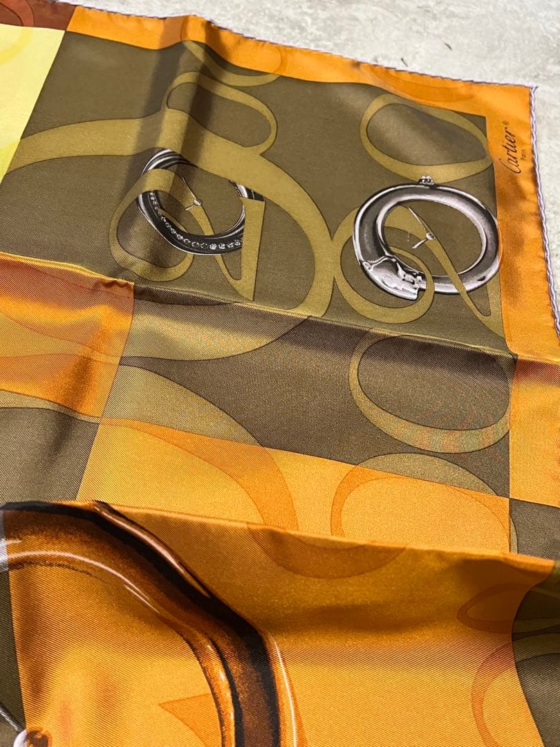 カルティエ スカーフ 箱付き CARTIER