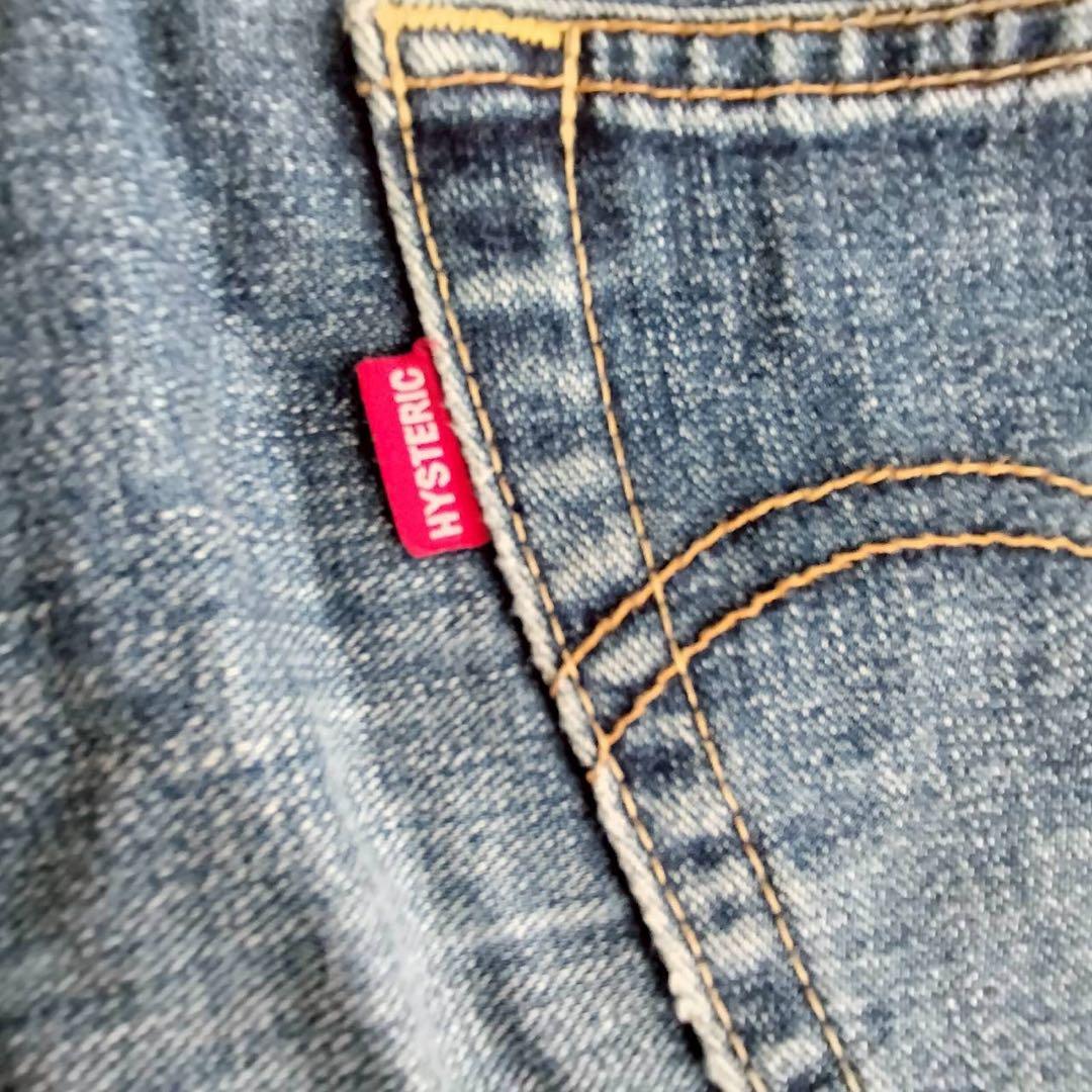 90s 初期　ヒステリックグラマー ツギハギデニム ウミヘビ　S フレア　y2k