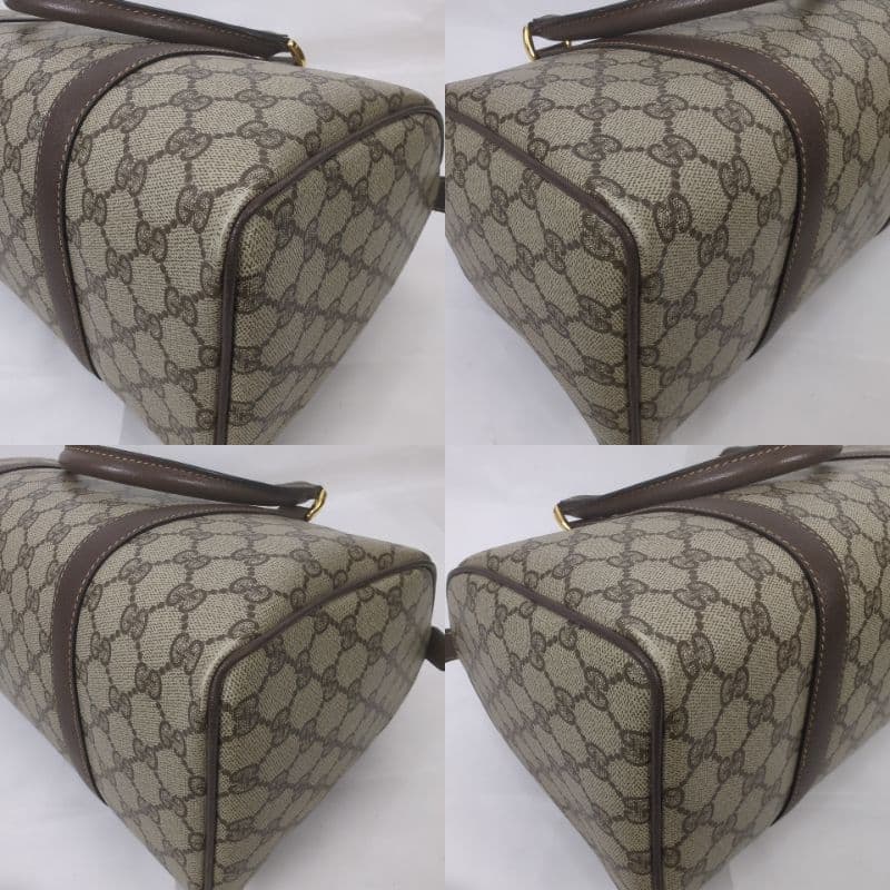 【良品】GUCCI オールド グッチ GG柄 ミニボストン ハンドバッグ