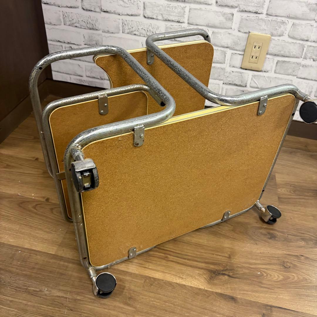 A2 ミッドセンチュリー ポットワゴン サービングカート 昭和レトロ 古道具