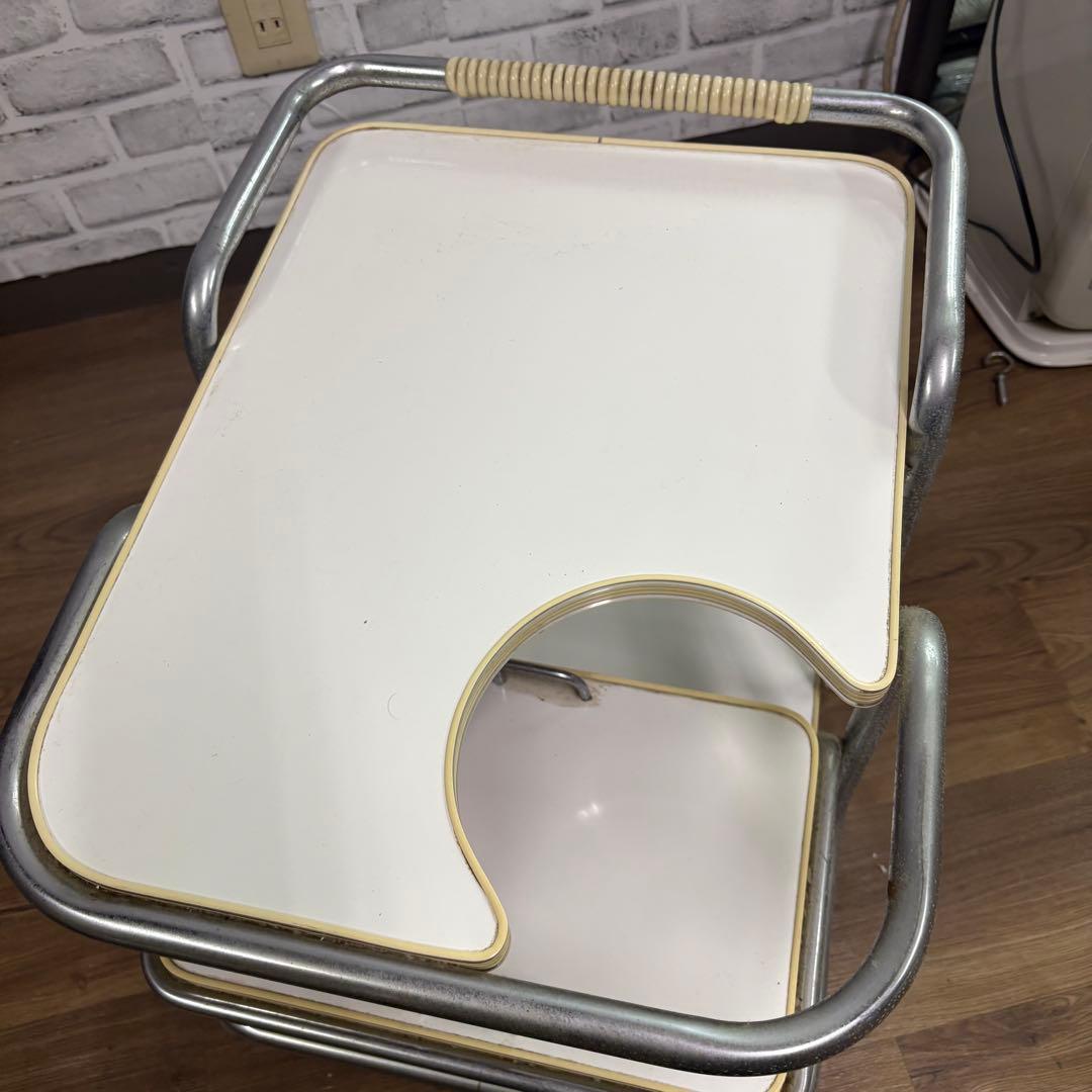 A2 ミッドセンチュリー ポットワゴン サービングカート 昭和レトロ 古道具