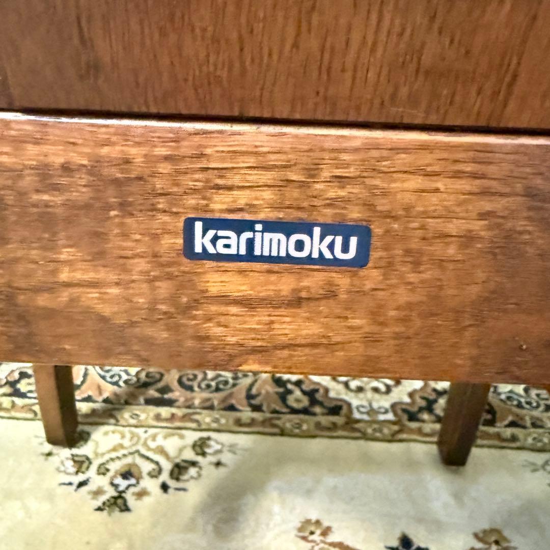 ꧁カリモク家具 karimoku꧂ダイニングテーブル&チェア4脚セット レザー