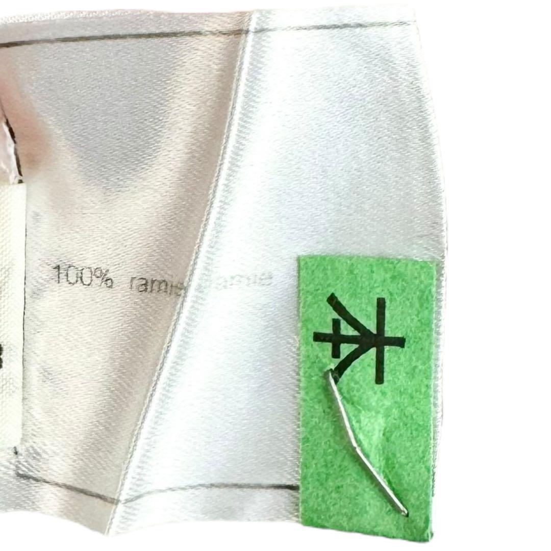 サイズ38★CHANEL★ロゴ総柄シャツ 半袖 ブラウス ヴィンテージ 2671