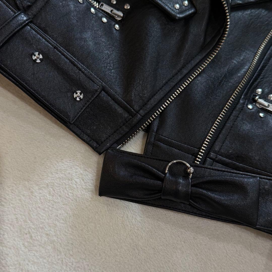 AVENCHUMU Bad princess riders jacket 黒