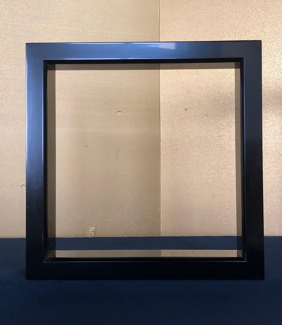 《R》輪島塗 黒真塗 炉縁 松本光栄堂 証紙 共箱 260108き1