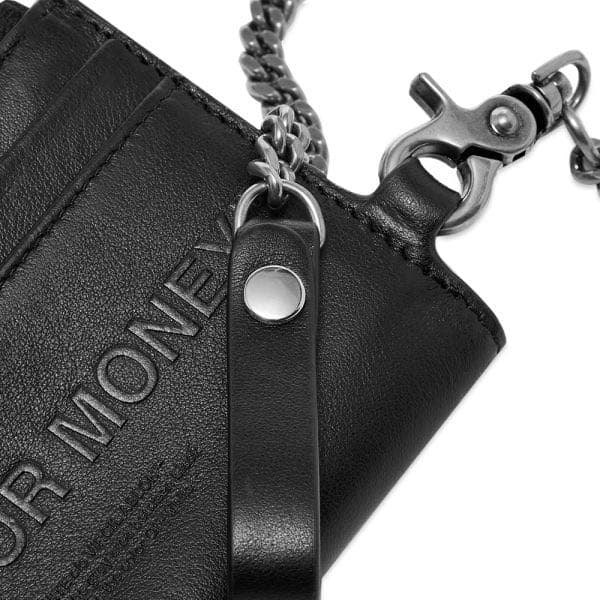 ★即発送 Off-White 財布 チェーン付 黒系