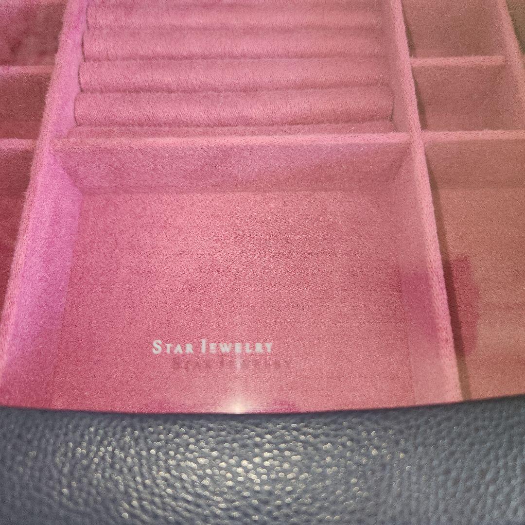 新品未使用　STAR JEWELRY アクセサリーケース ネイビー