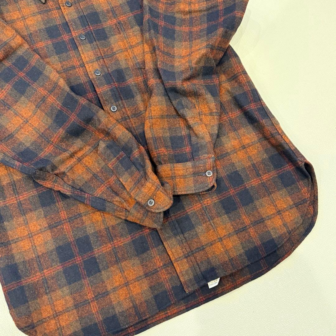 【美品】70’s PENDLETON ペンドルトン ウールシャツ XL チェック