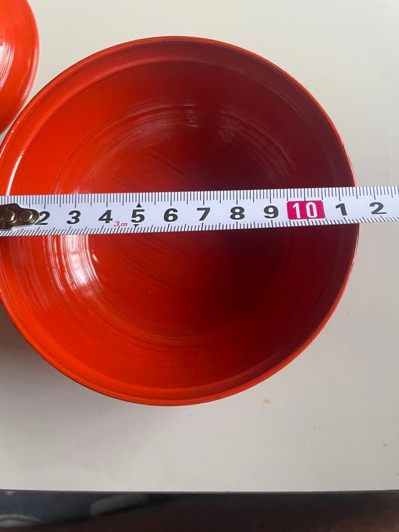 朱色 蓋付き汁椀 20セット