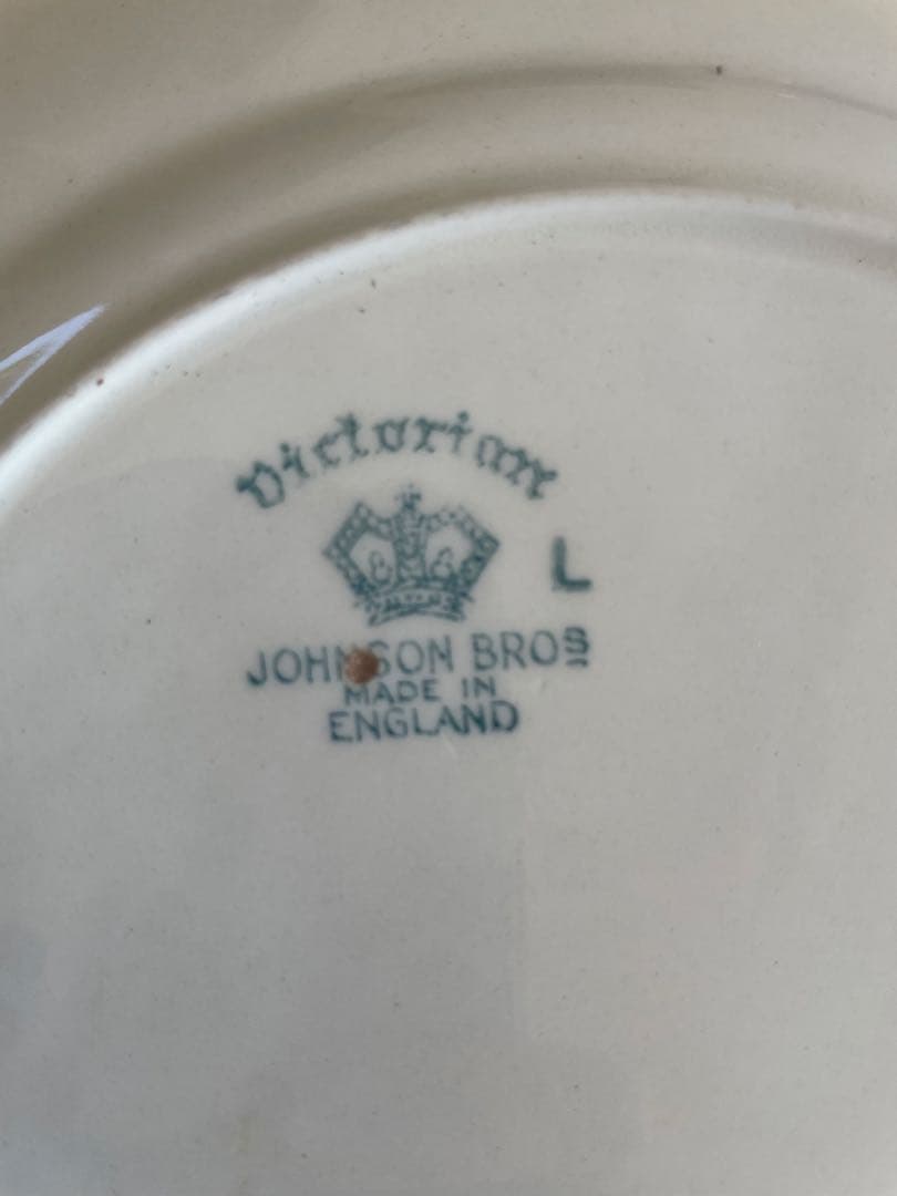 アンティークJHONSON＆BROSプレート皿