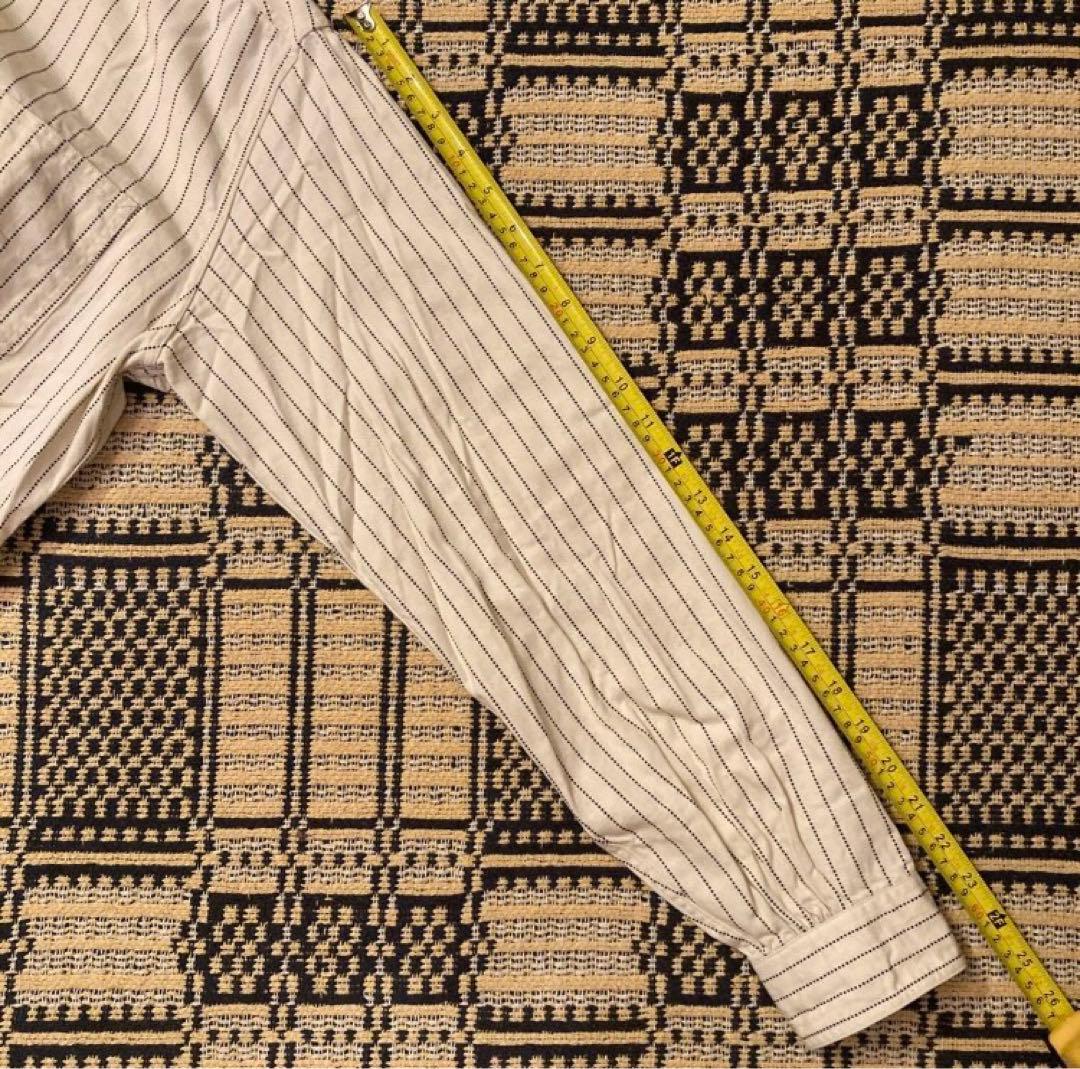 シュガーケーン FICTION ROMANCE ホワイトウォバッシュ シャツ