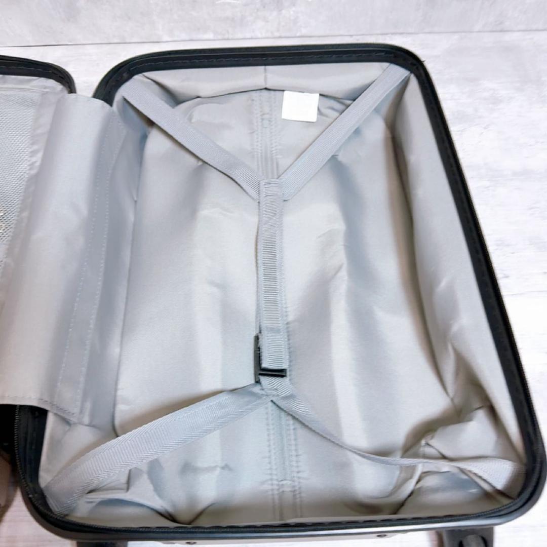 廃盤　無印良品　バーの高さを自由に調節できるストッパー付きハードキャリー 33Ｌ