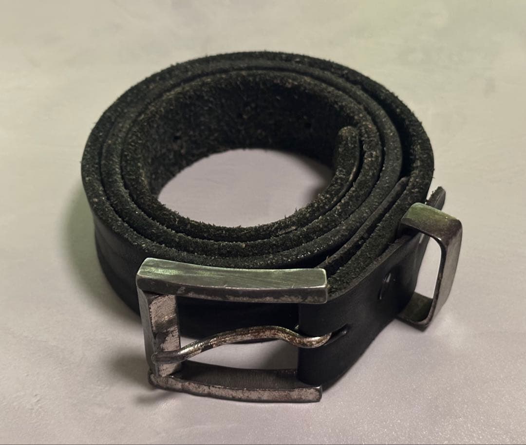 ISAMU KATAYAMA BACKLASH　ダブルショルダー 製品染めベルト