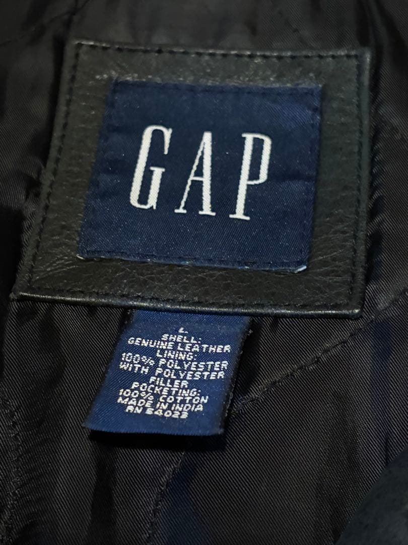 OLD GAP レザー カーコート　希少サイズ 野村訓一 着用 Lサイズ