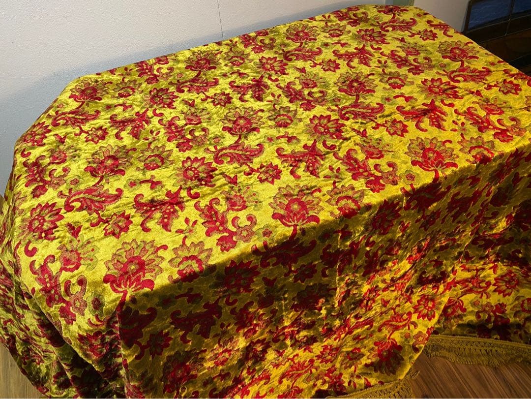 フランスベッド ベッドカバー 当時物 インテリア アンティーク ビンテージ