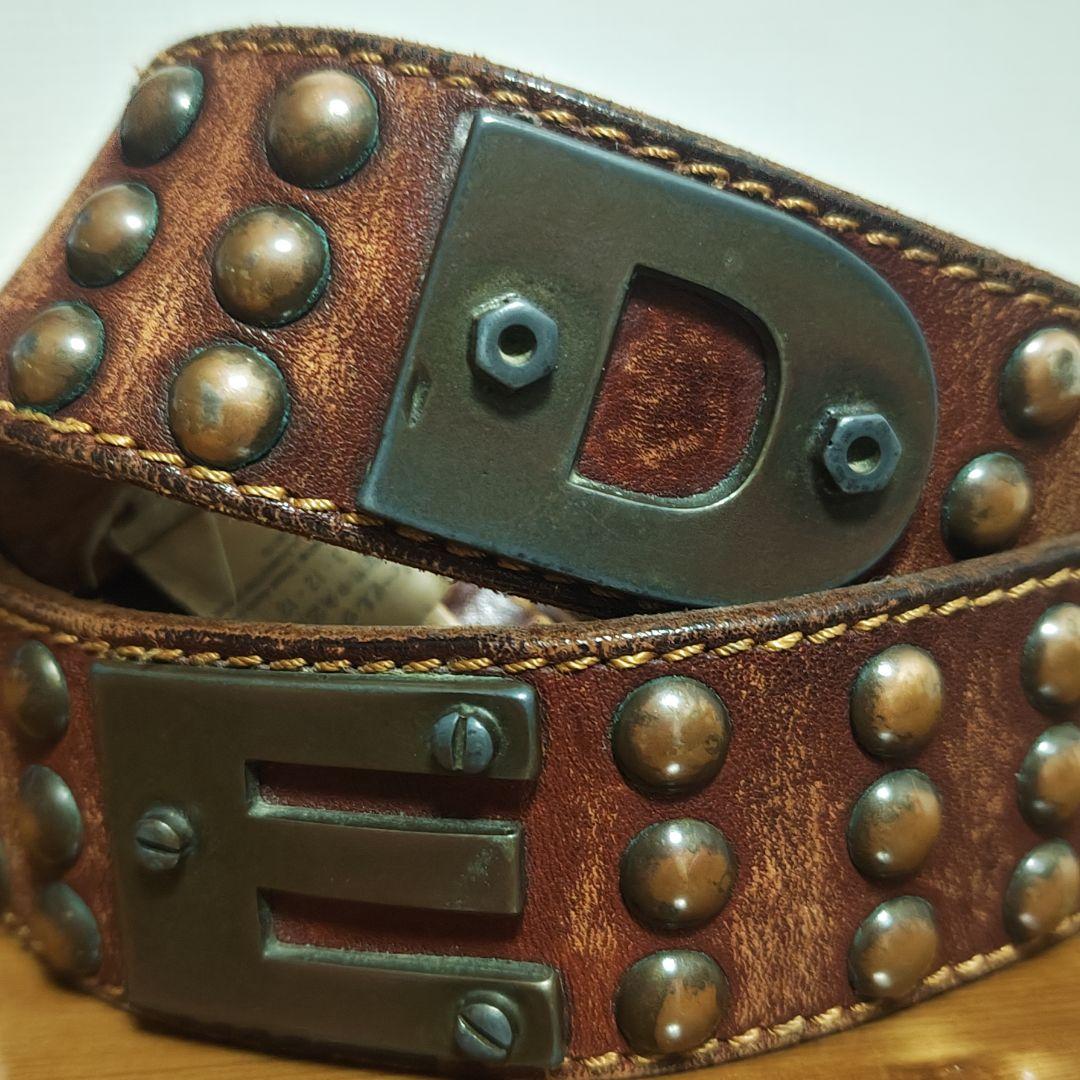 DIESEL 本革 ベルト イタリア製