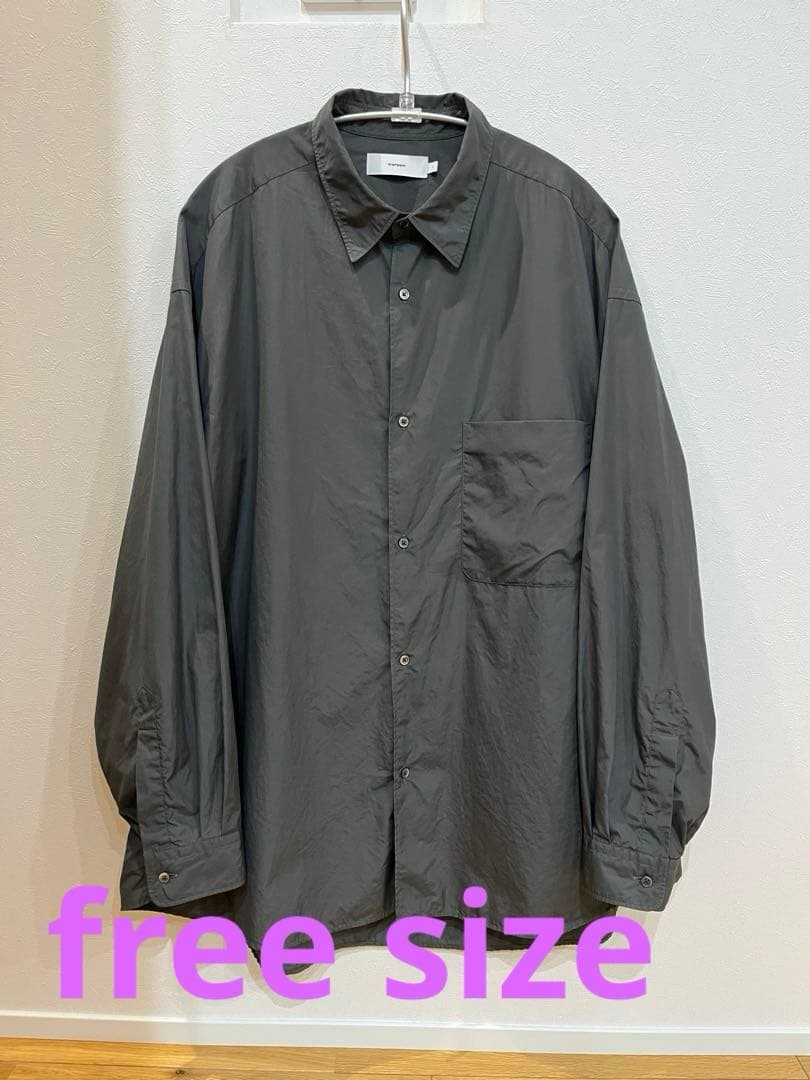 ［美品］定番Graphpaper オーバーサイズ ブロードシャツ