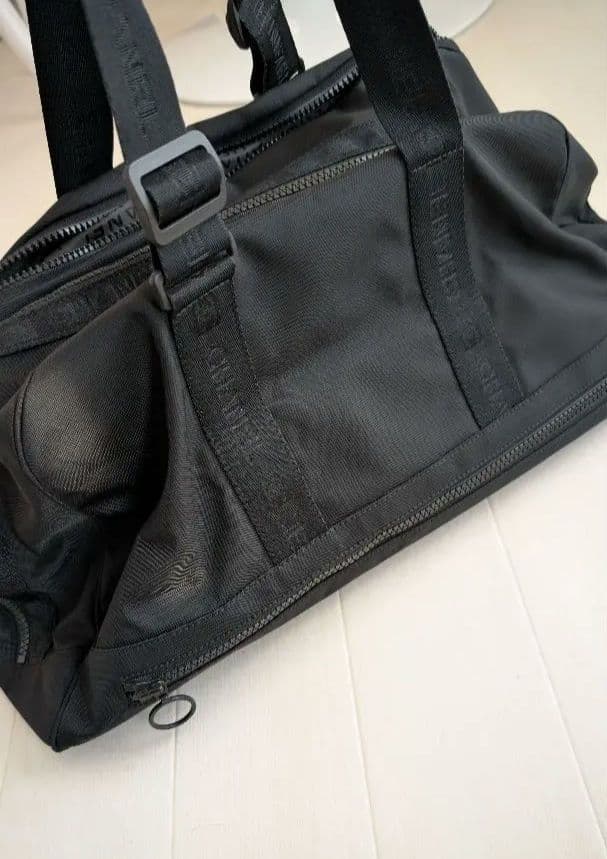 CHANEL ブラック ボストンバッグ　ゴルフ、ジムにも