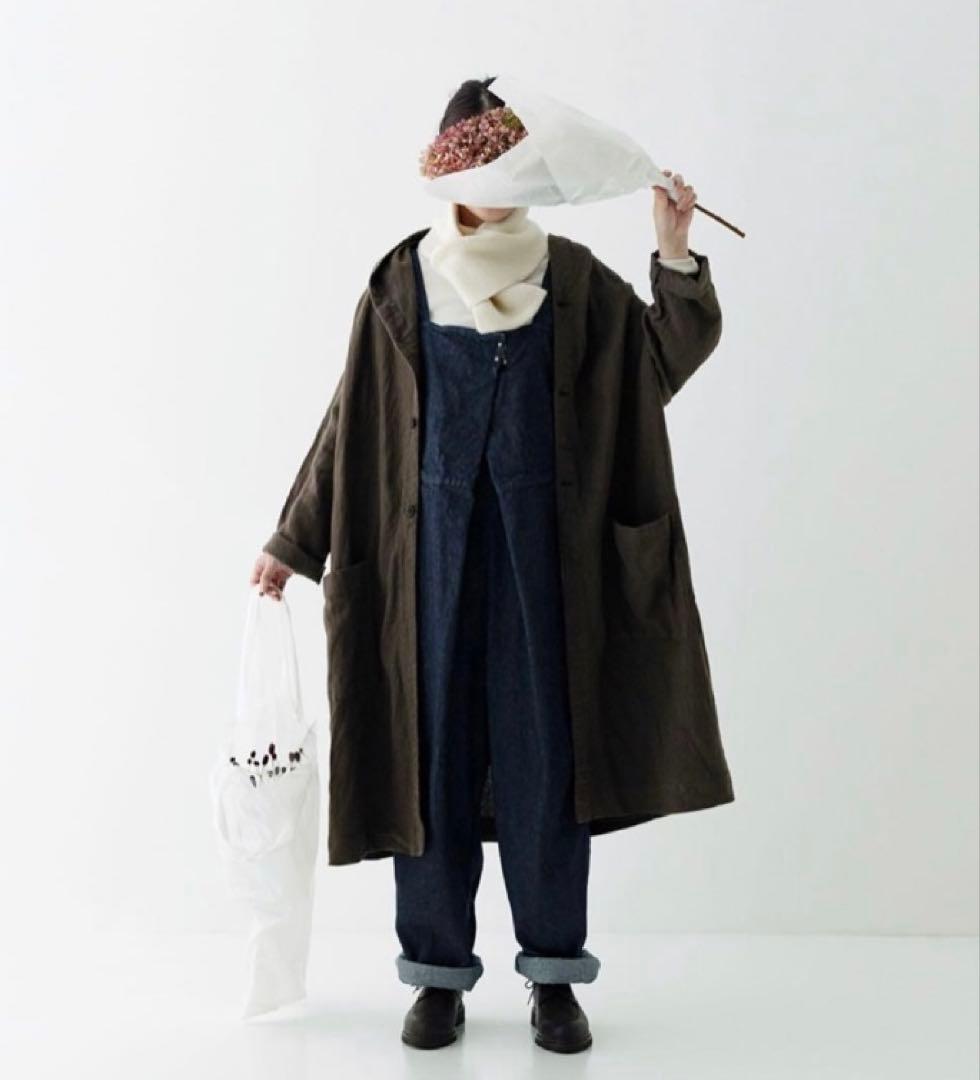 nest Robe ネストローブ デニムフロントホックサロペット＊